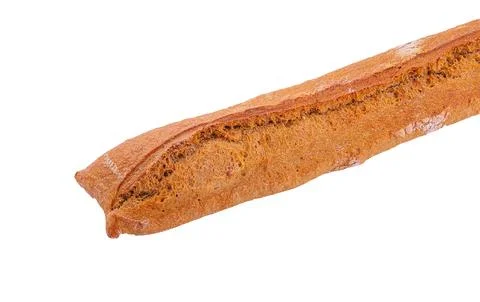Loaf bread isolated on white background Stock Photos