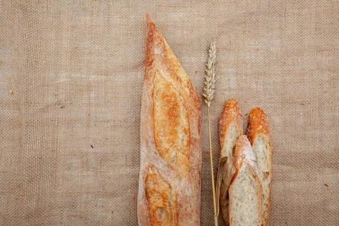 A loaf of bread. Private bakery. Stock Photos