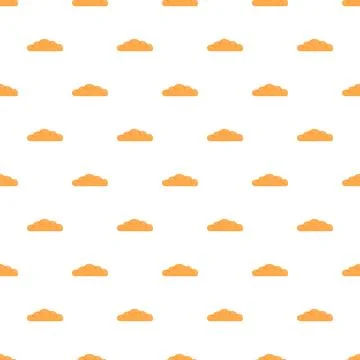 Loaf bread seamless pattern white background design 스톡 일러스트