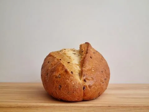 A loaf of bread with seeds Stock Photos