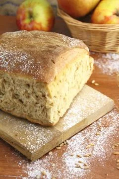 Loaf of fresh bread Stock Photos