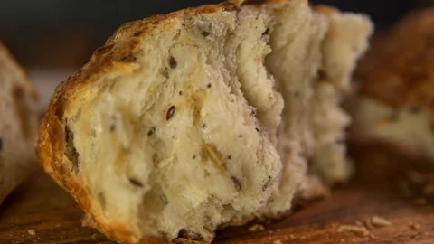 Loaf of fresh organic bread Stock-Footage 130118310