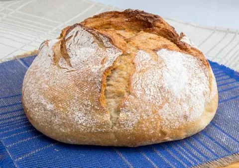 A loaf of homemade bread Stock Photos