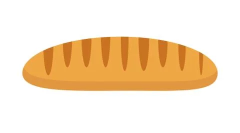 Loaf icon. Flat design, isolated on white background. Vector illustration, .. Stock Illustration