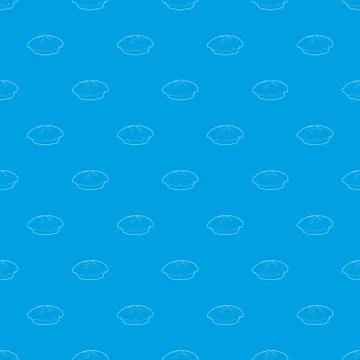 Loaf pattern vector seamless blue Stock Illustration