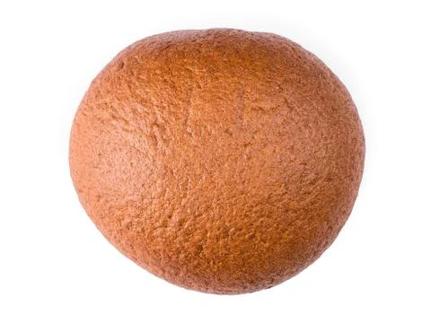 Loaf of rye bread isolated with clipping path Foto stock