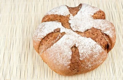 Loaf of rye bread Stock Photos