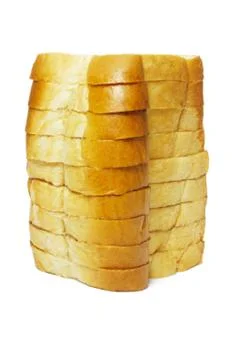 Loaf of slided bread Stock Photos