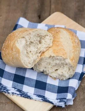 Loaf of sourdough bread in rustic kitchend setting Stock Photos