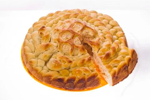 Loaf of white bread Stock Photos