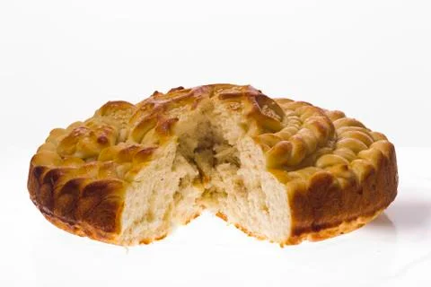 Loaf of white bread Stock Photos