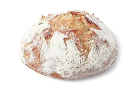 Loaf of white bread Stock Photos