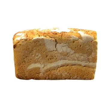 A loaf of white bread on a white background. Isolate. Stock Illustration