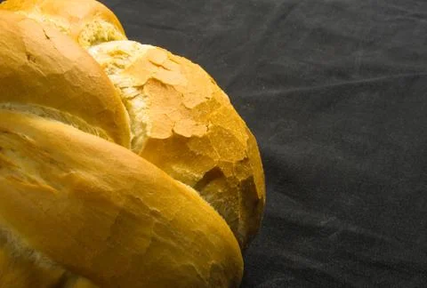 Loaf of white wheat bread Stock Photos