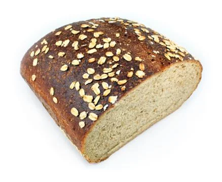 Loaf of Whole Grain Bread Stock Photos