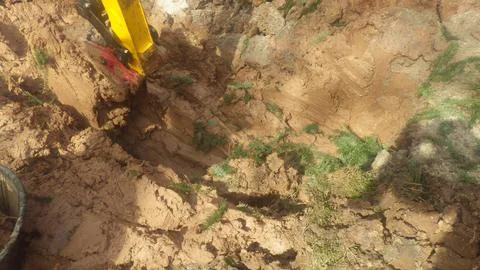 Loam rendering as building material Stock Photos