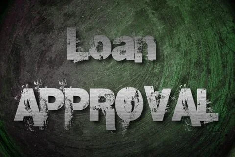 Loan approval concept Stock Illustration