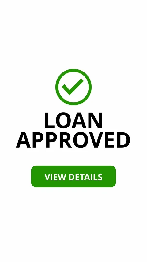 Loan Approved Confirmation Screen UI Vidéo 327445470