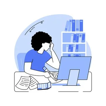 Loan forbearance isolated cartoon vector illustrations. Stock Illustration