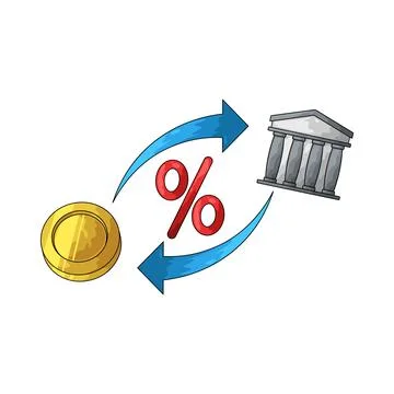 Loan illustration 스톡 일러스트