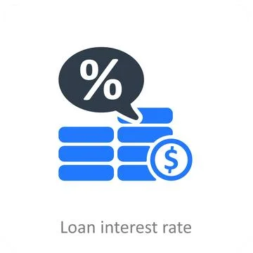 Loan Interest Rate Stock Illustration
