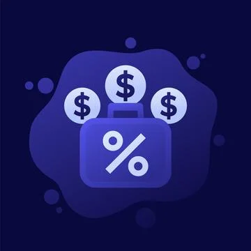 Loan portfolio icon, vector design Stock-Illustration