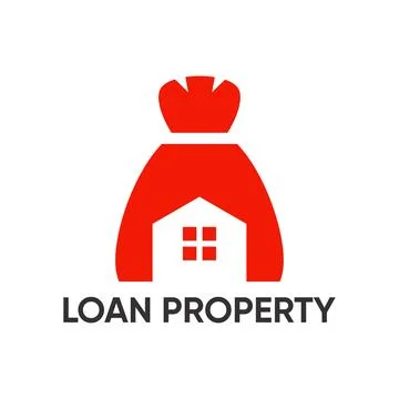 Loan Property Logo Stock Illustration