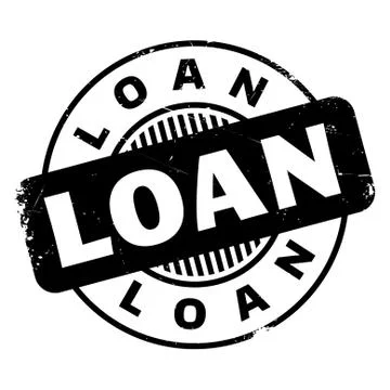 Loan rubber stamp Stock Illustration