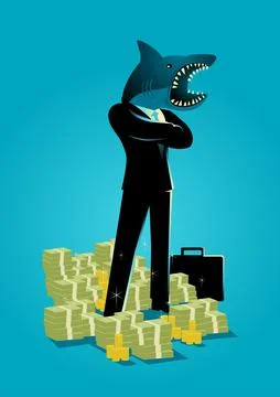 Loan Shark Stock Illustration