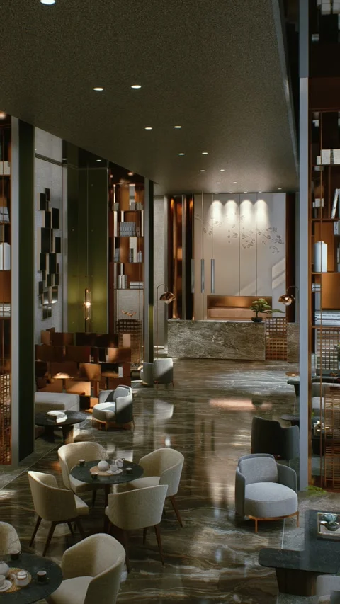 Lobby 10 Stock Footage 317535632