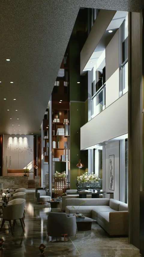 Lobby 3 Stock Footage 317535635