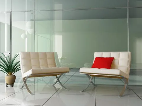 Lobby in is cared hotels Stock Illustration