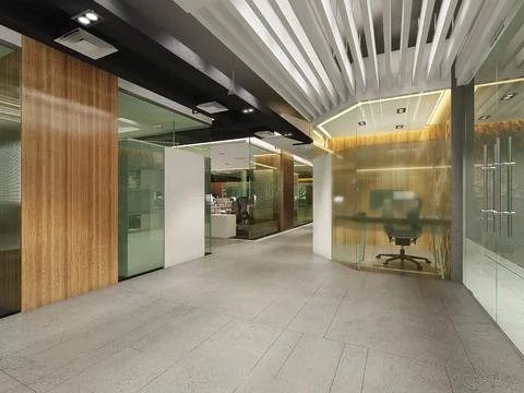 Lobby Elegance Transforming the Entry Hall into a Sophisticated Space Stock-Illustration