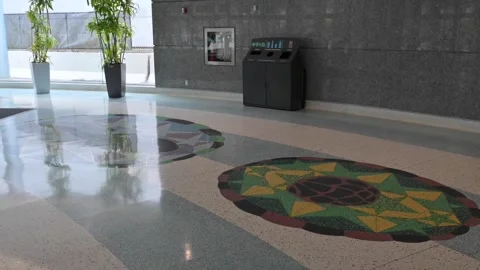 Lobby Floor Design Stock Footage 278485135