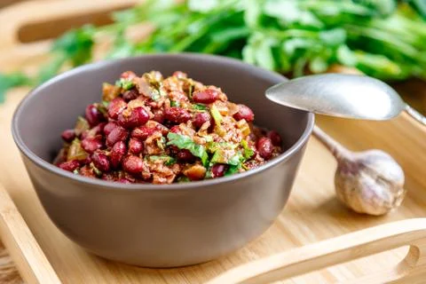 Lobio With Red Beans Foto stock