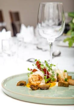 Lobster appetizer Stock Photos