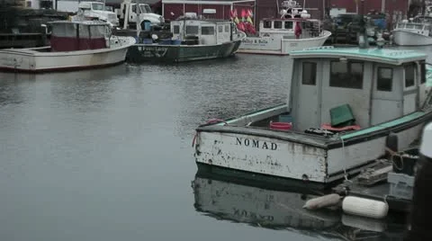 Lobster Boats Video stock 11131333