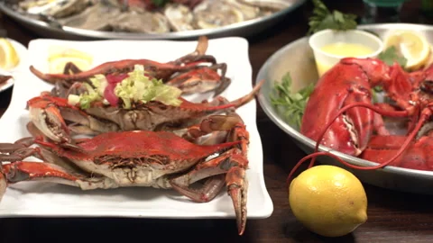 Lobster Crabs Stock Footage 166961479
