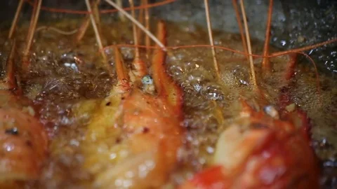 Lobster deep fry Vidéo 77663940