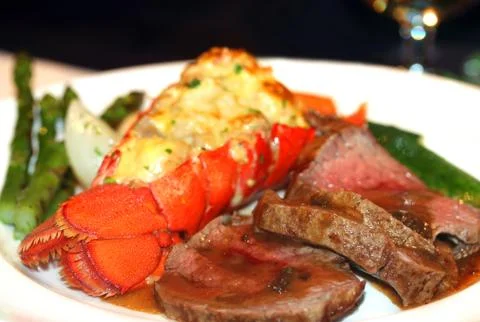 Lobster Dinner Stock Photos
