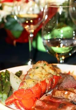 Lobster Dinner Stock Photos