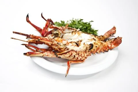 Lobster grill Stock Photos