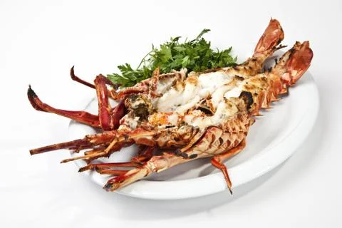 Lobster grill Foto stock