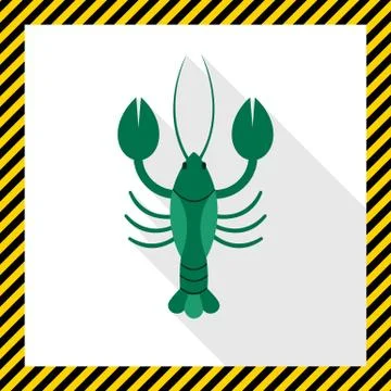Lobster icon Stock Illustration