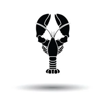 Lobster icon Stock Illustration