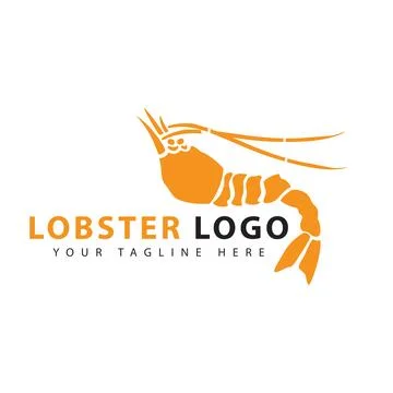 Lobster logo design vector illustration. Illustrazione stock