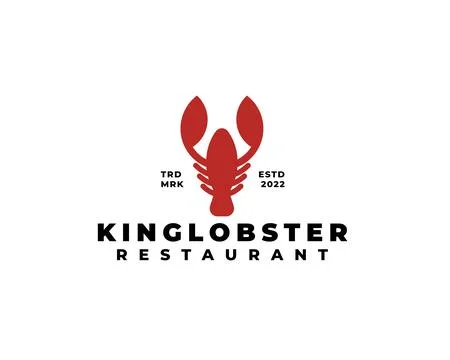 Lobster logo Stock Illustration