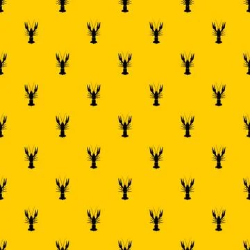 Lobster pattern vector 스톡 일러스트