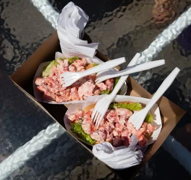 Lobster roll Foto stock