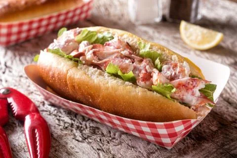 Lobster Roll Stock Photos